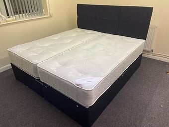 SUPER TUFT ORTHOPAEDIC DIVAN BASE AND MATTRESS -SUPER KING SIZE