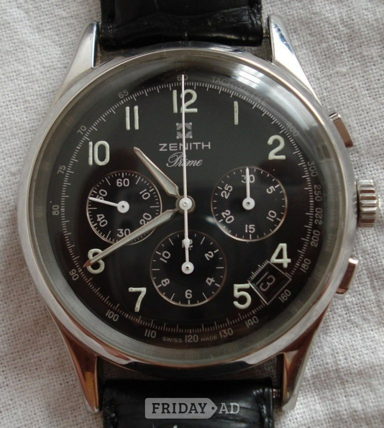 WANTED: Zenith 'Prime' Chronograph gents watch. in Worthing