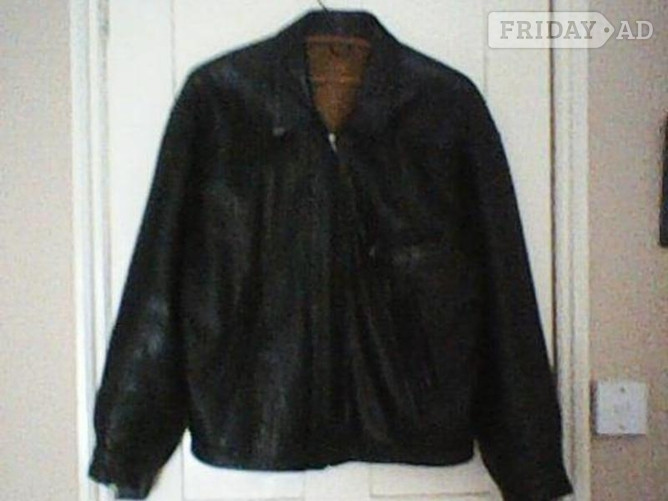 BLACK LEATHER JACKET in Worthing