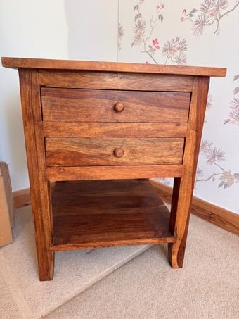 Solid Wooden side table 