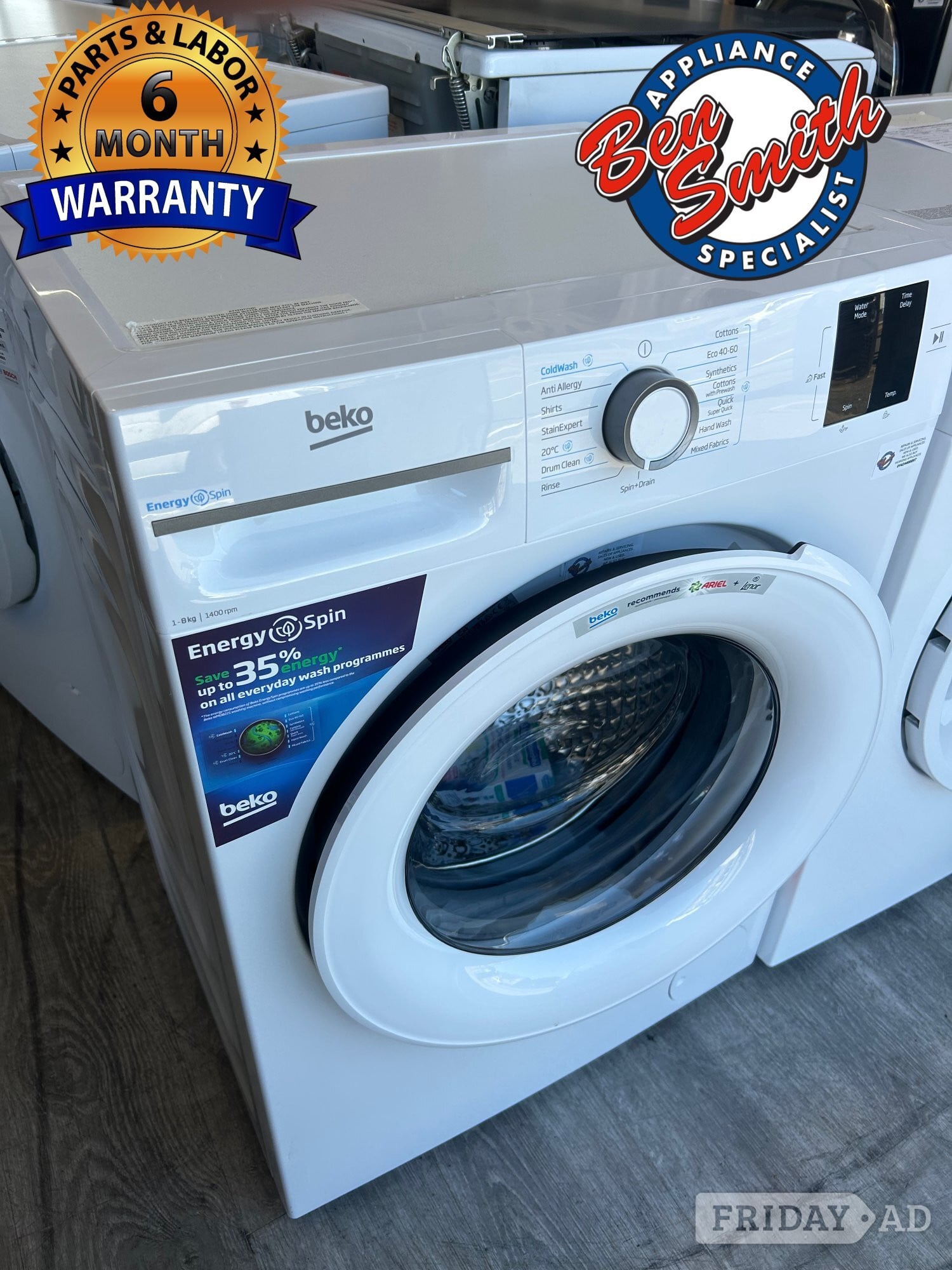 BEKO 8KG WASHING MACHINE in St. Leonards-On-Sea