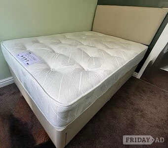 SUPER KING - TENDER SLEEP TUFTED ORTHOPAEDIC MATTRESS DIVAN BASE