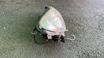 Vauxhall Corsa D Right Headlamp 13186384 - Housing Damaged