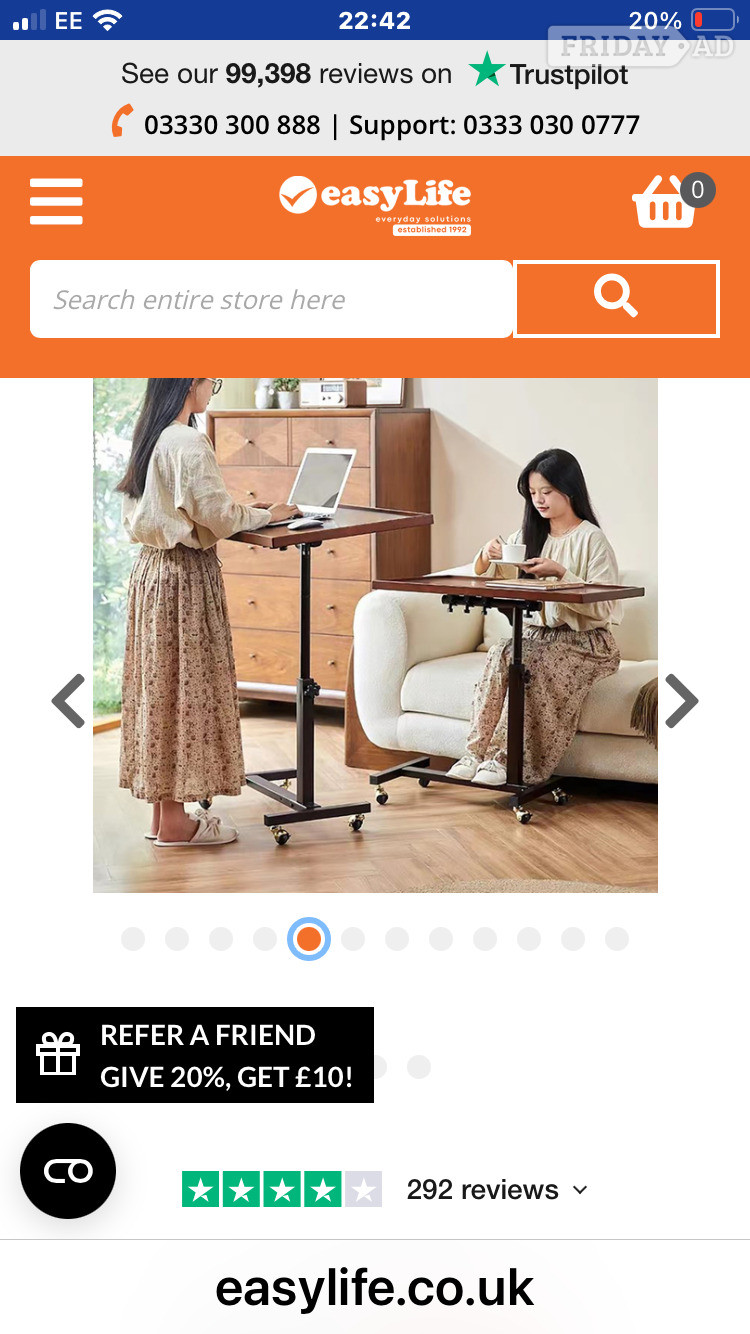 Easy side table - Hobbies & Leisure in Worthing