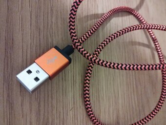 CHARGING CABLES ORANGE GREEN AND BLUE