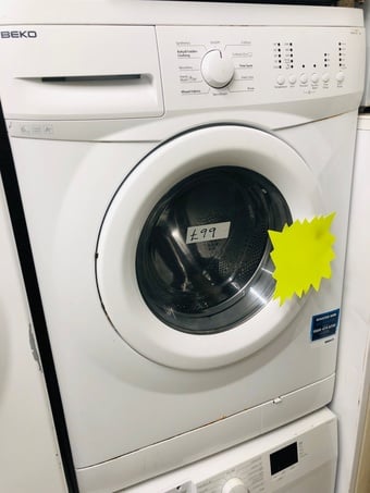 Beko 6KG load washing machine with A+ energy rated 