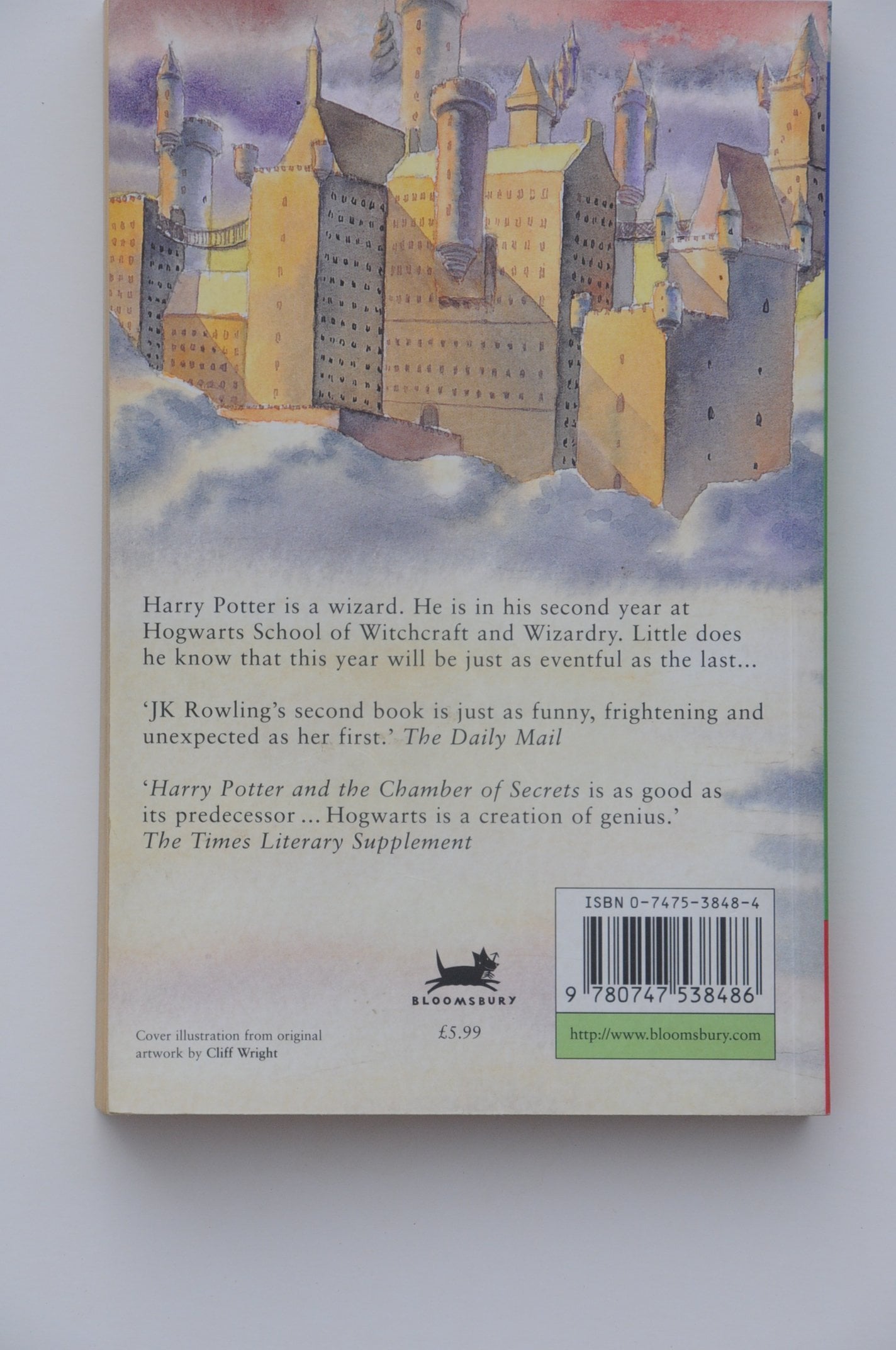 Harry Potter & The Chamber Of Secrets J. K. Rowling 1998 Edition