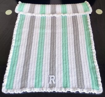 Crochet Baby Blanket, Personalised