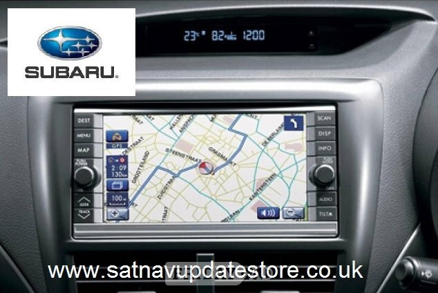 SUBARU CORE 2 2020 v1 UK & EUROPEAN SAT NAV UPDATE SET. in Cardiff
