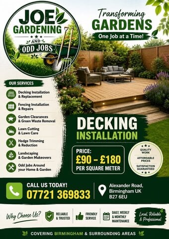 Professional Decking Installation – Transform Your Outdoor Space