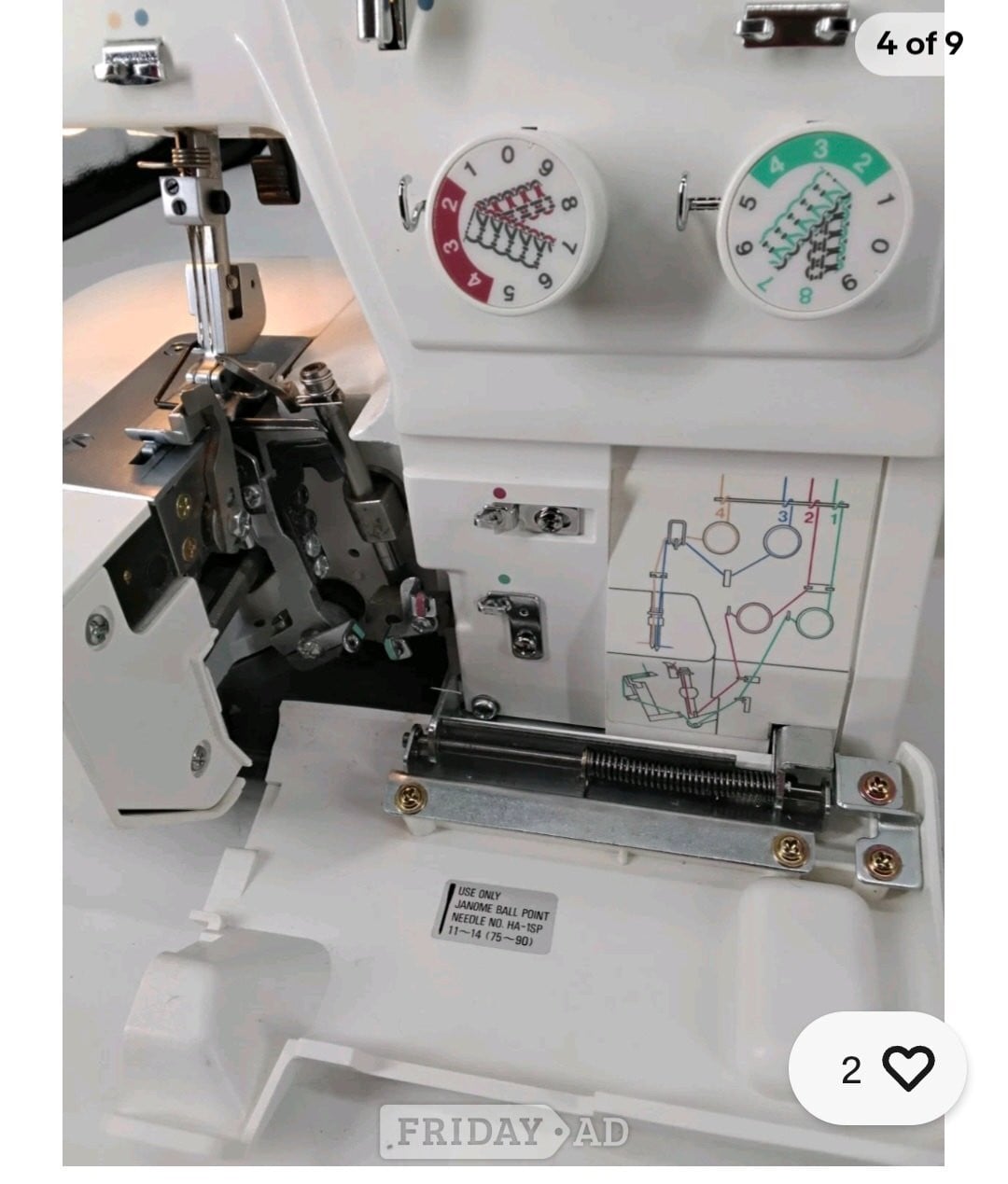 Janome 134d 4 thread differential feed overlocker  - Hobbies & Leisure