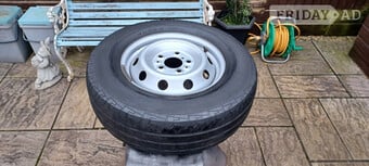 MOTORHOME STEEL WHEEL X1 16" WITH 130 PCD CONTINENTAL TYRE