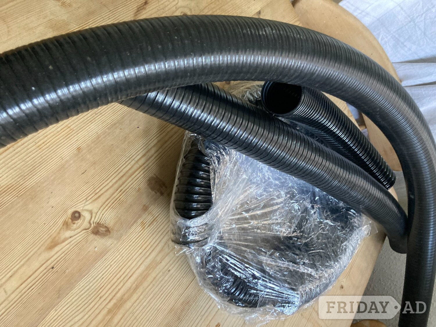 Corrugated HOSEFLEXABLE  Black 50mm 1X Roll 2MTS 1x57inches 1X34 