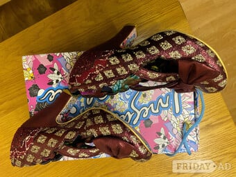 Irregular choice high heel shoes Dorothy style