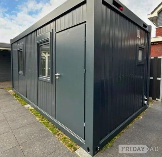 Container house garden in Anstruther