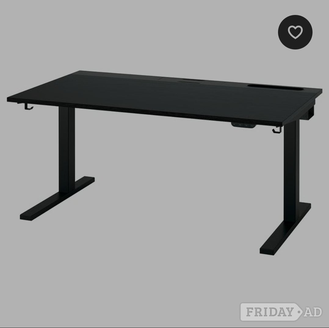 Ikea Mittzon Office Desk In Black in Arundel