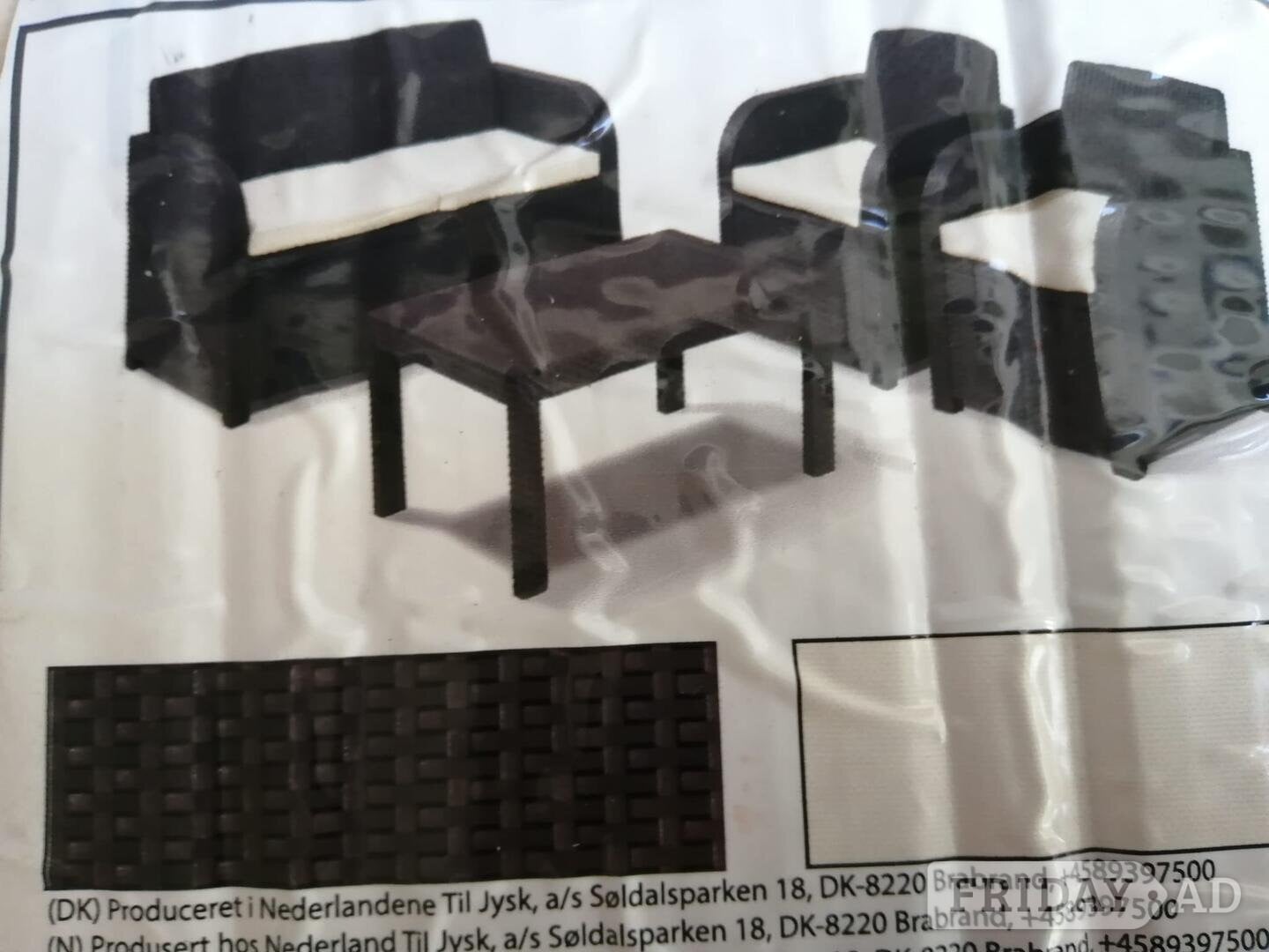  NEW FLAT PACK DARK BROWN WHICKER 2 SEATER 2XSINGLE CHAIRS 1TABLE