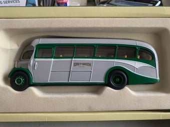 Corgi Grey-Green Coach. Superb condition. Like new. Postage Extra
