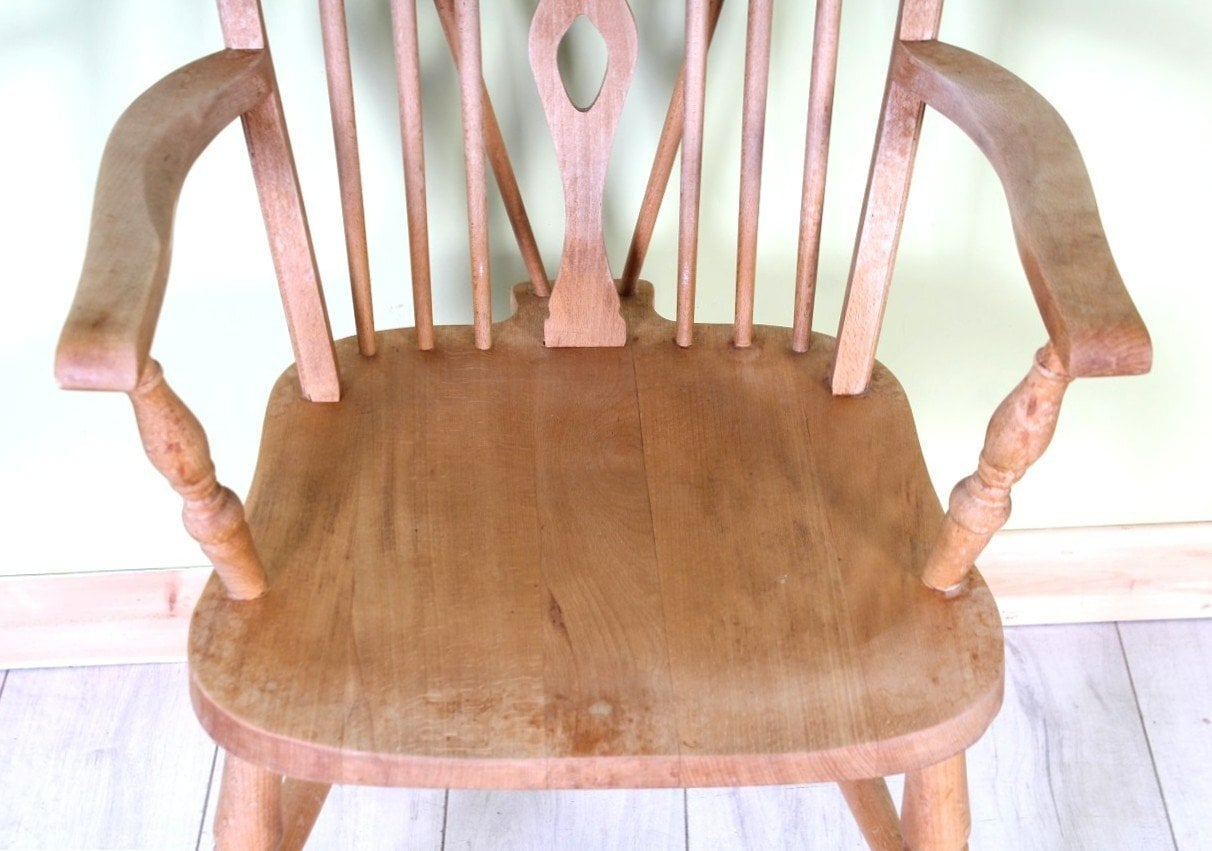 Hailsham Delivery Options - 2 Beech Farmhouse Wheelback Carver Chairs