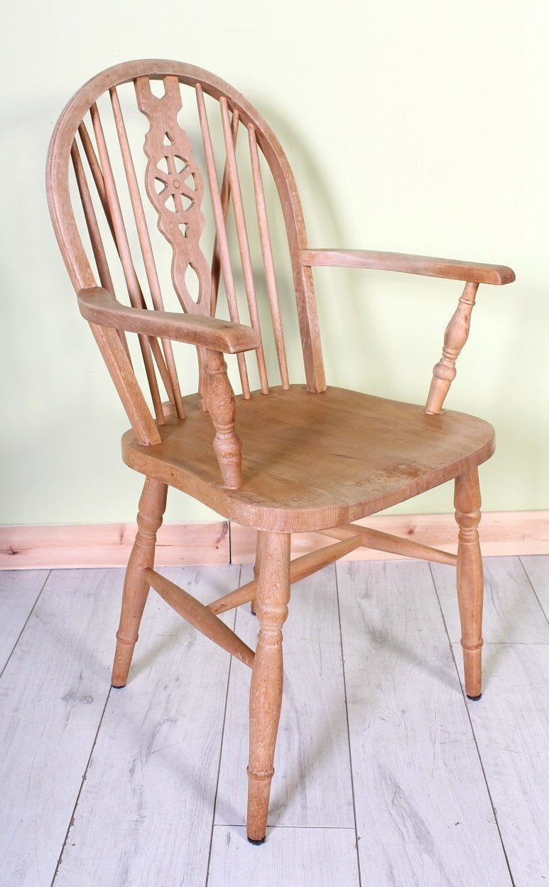 Delivery Options - 2 Beech Farmhouse Wheelback Carver Chairs