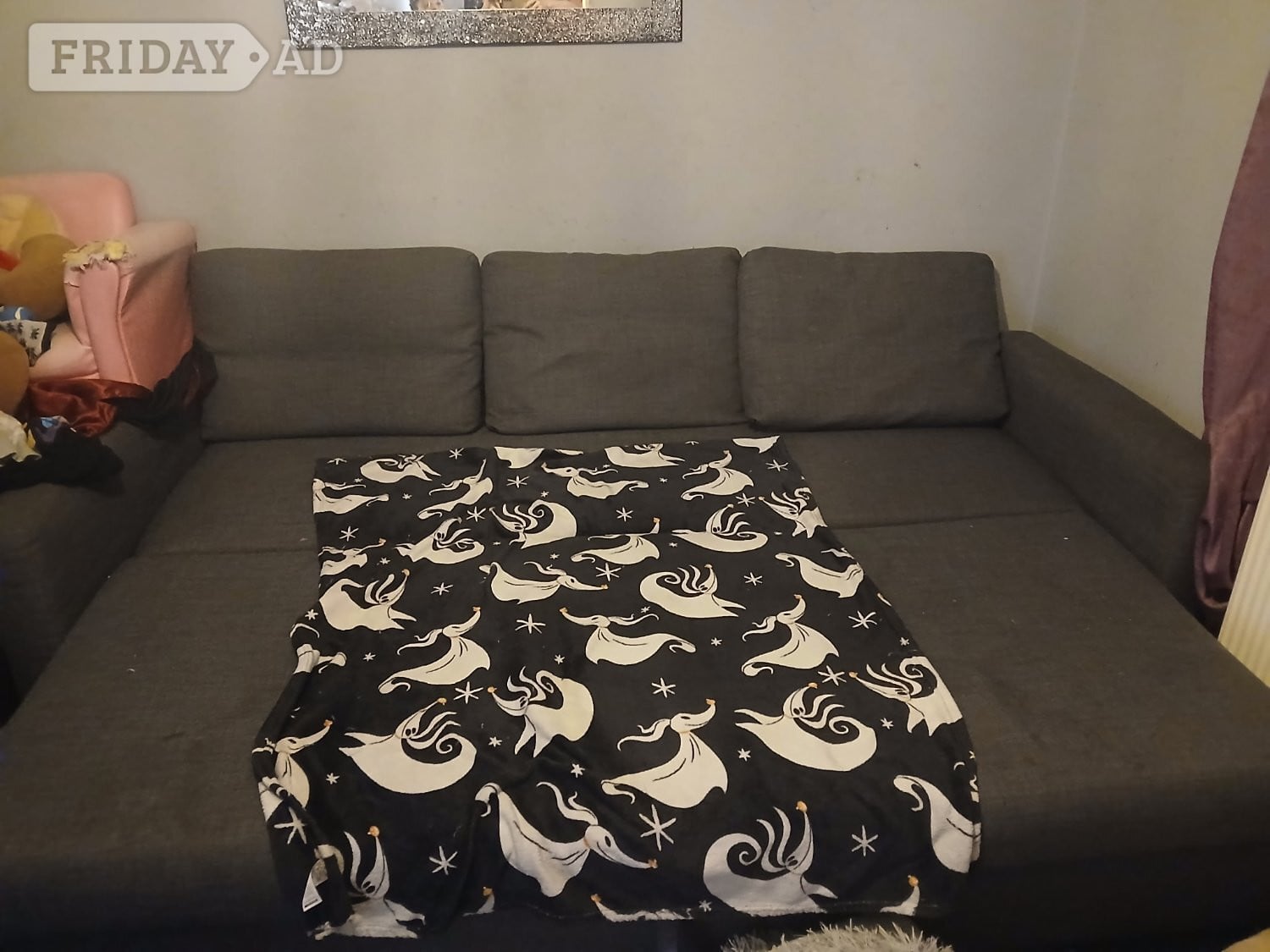 Lovely grey sofa bed  - Furniture in Bath