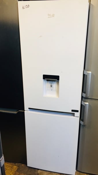 Beko frost free fridge freezer with water dispenser 