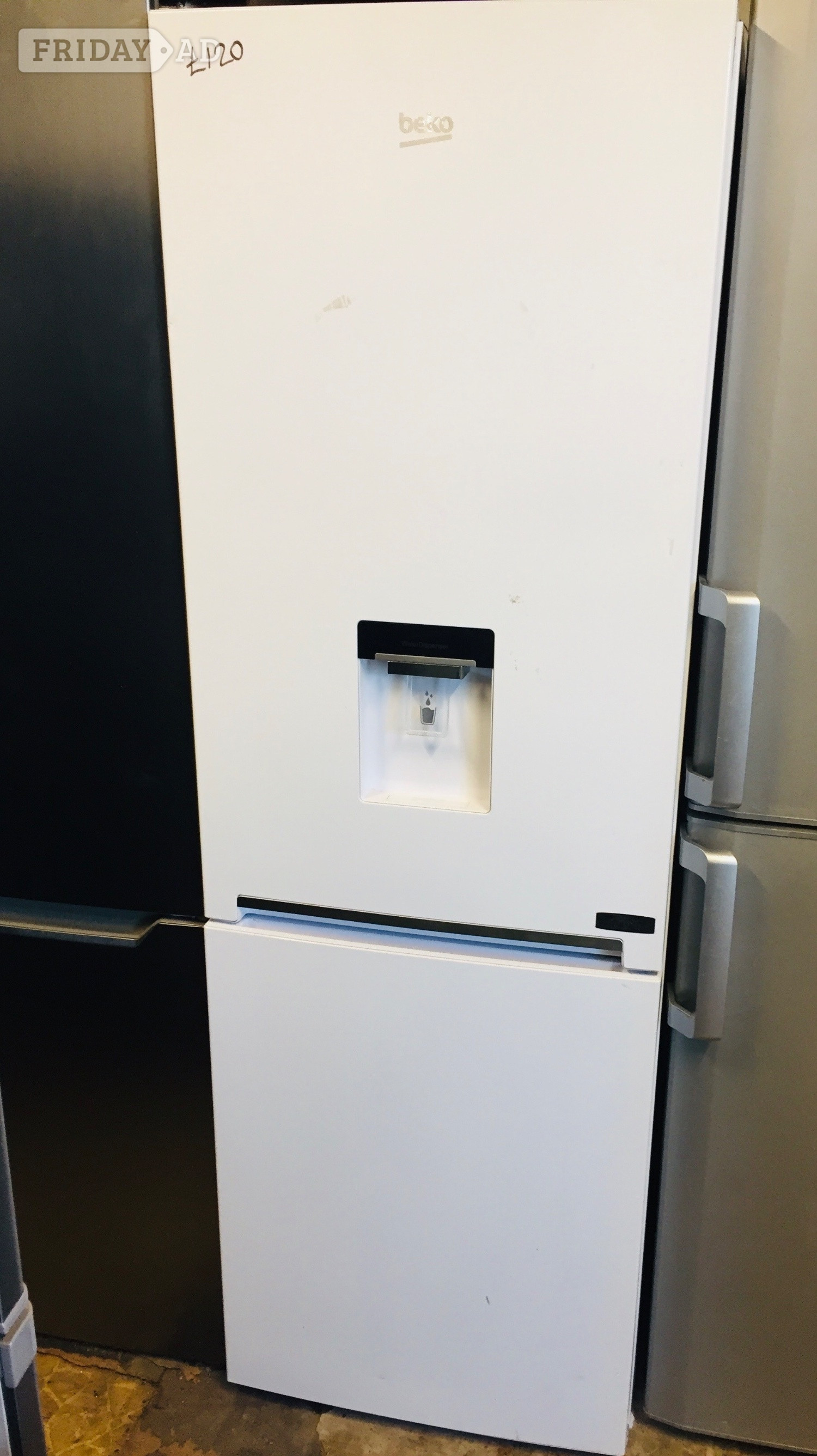 Beko frost free fridge freezer with water dispenser  in Cambridge