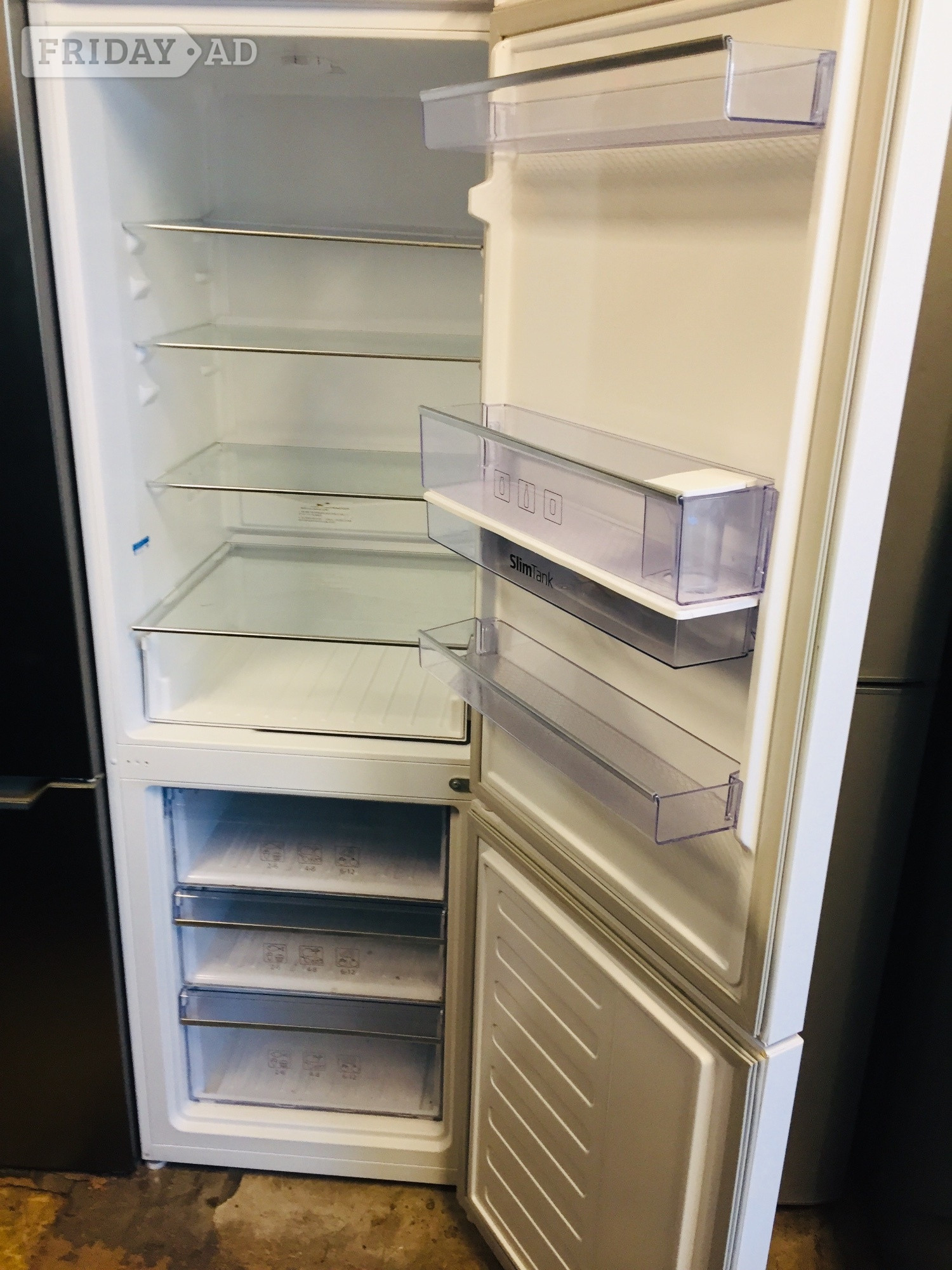Beko frost free fridge freezer with water dispenser 