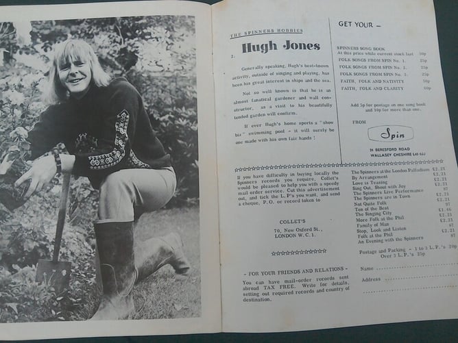 Ye Spinners (The Spinners), Show Programme from 1966??