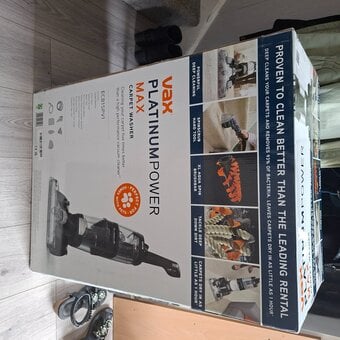 Vax Platinum Power Max Carpet Cleaner. New and unused in Sealed B
