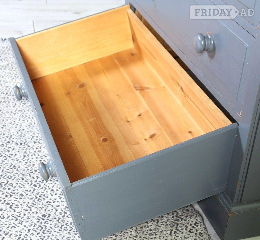 UK Delivery - Second-Hand Painted Cottage Pine Chest Of Drawers