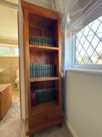 Solid wooden bookcase 