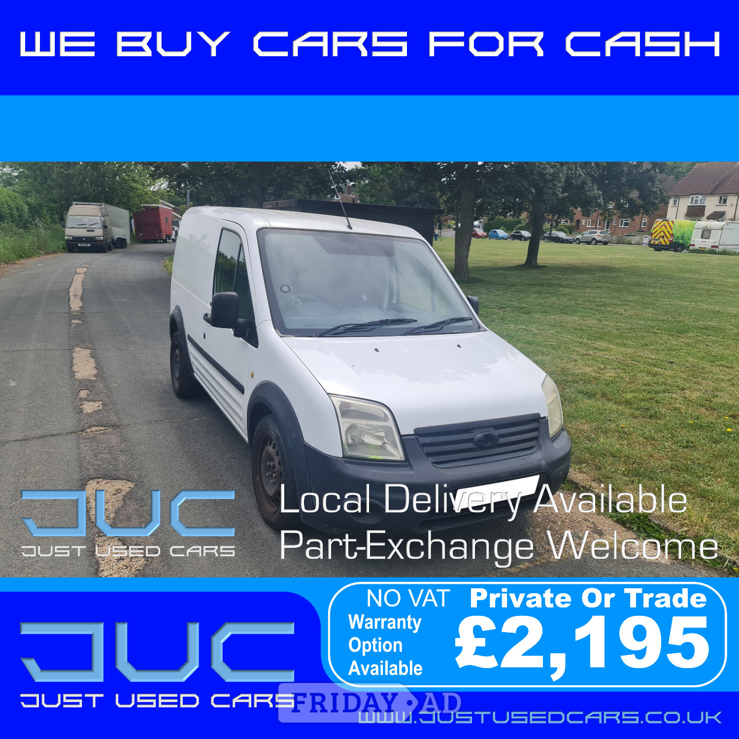 Ford Transit Connect 1.8 75 T200 (Manual Diesel) 61 Reg 2011 in Lewes