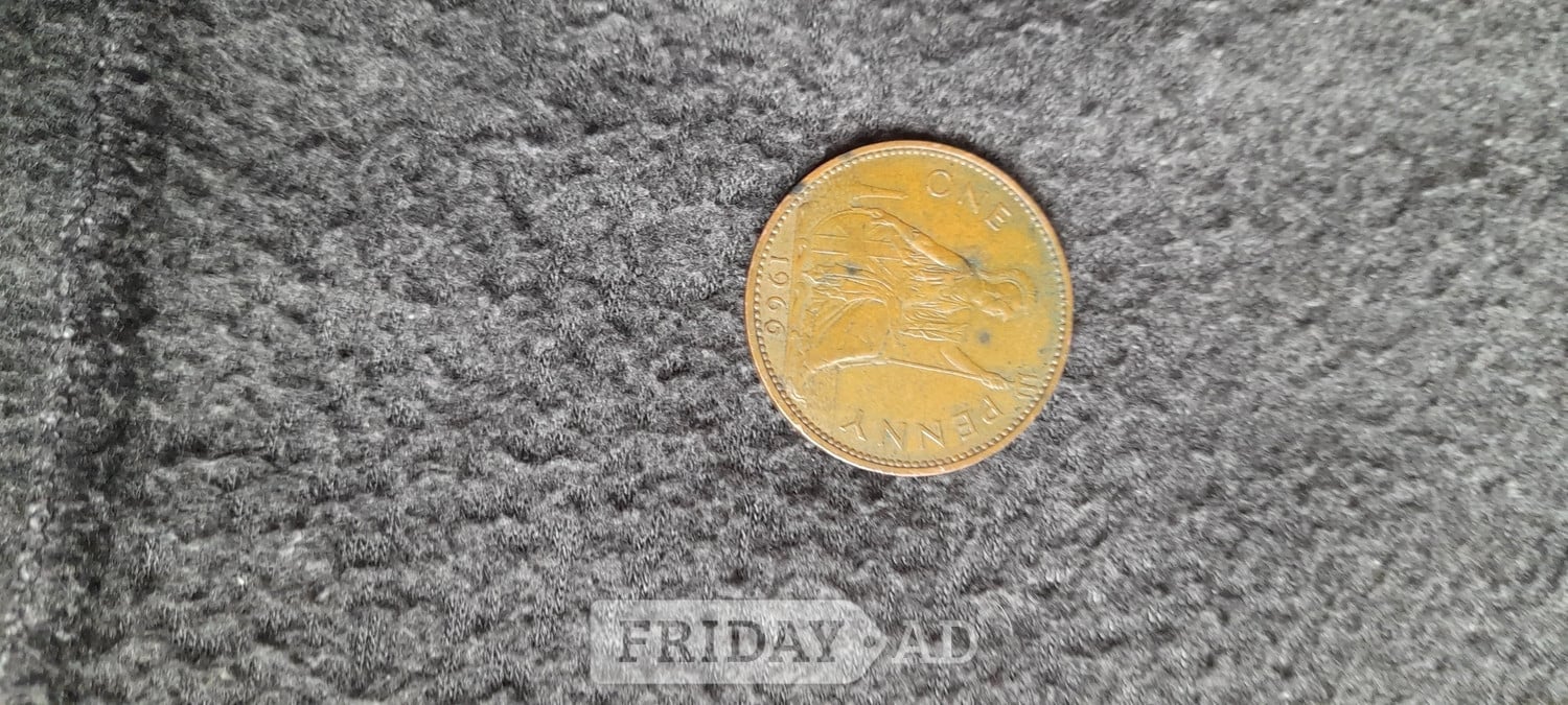 1966 uk (fat) penny 12.2 weight  in Peterborough