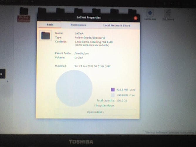 LACIE 500Gb Black External Hard Drive , USB2 Interface with PSU & Cable - Computers & Electronics