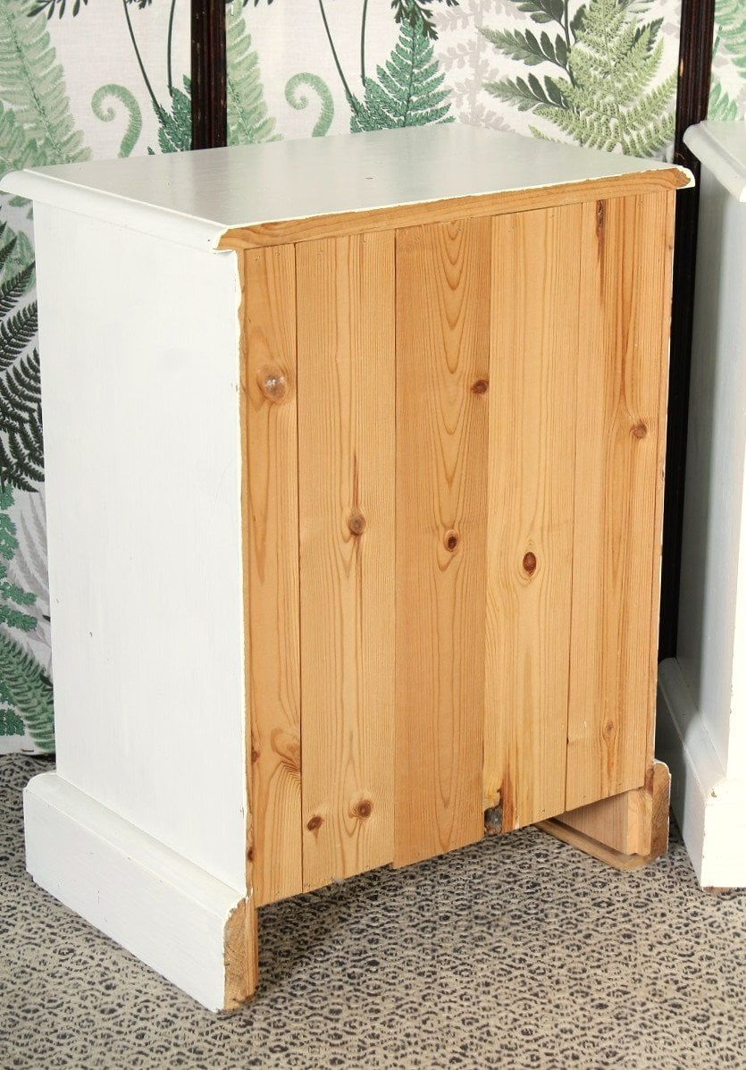 UK Delivery - 2 Shabby Chic Pine Bedside Tables - Furniture in Hailsham