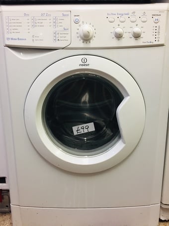 Indesit 6KG load , energy saver washing machine.