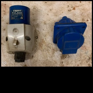 Caravan electrical hook up, 16amp waterproof