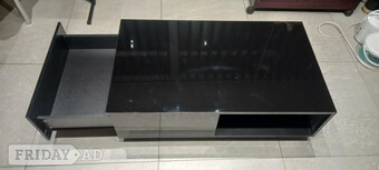 Black coffee table 