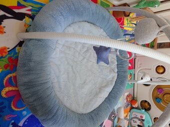 Playmat and Gym, tummy time roll and inflatable seat