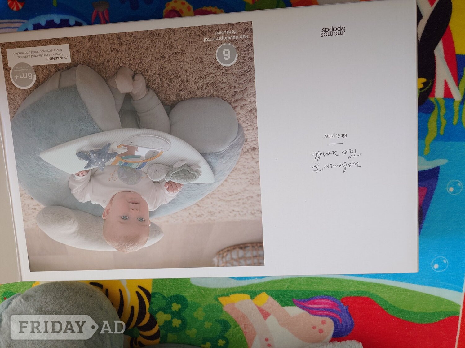 Playmat and Gym, tummy time roll and inflatable seat - Baby & Kids in Brighton