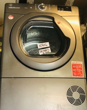 Hoover 10KG sized capacity condenser tumble dryer 