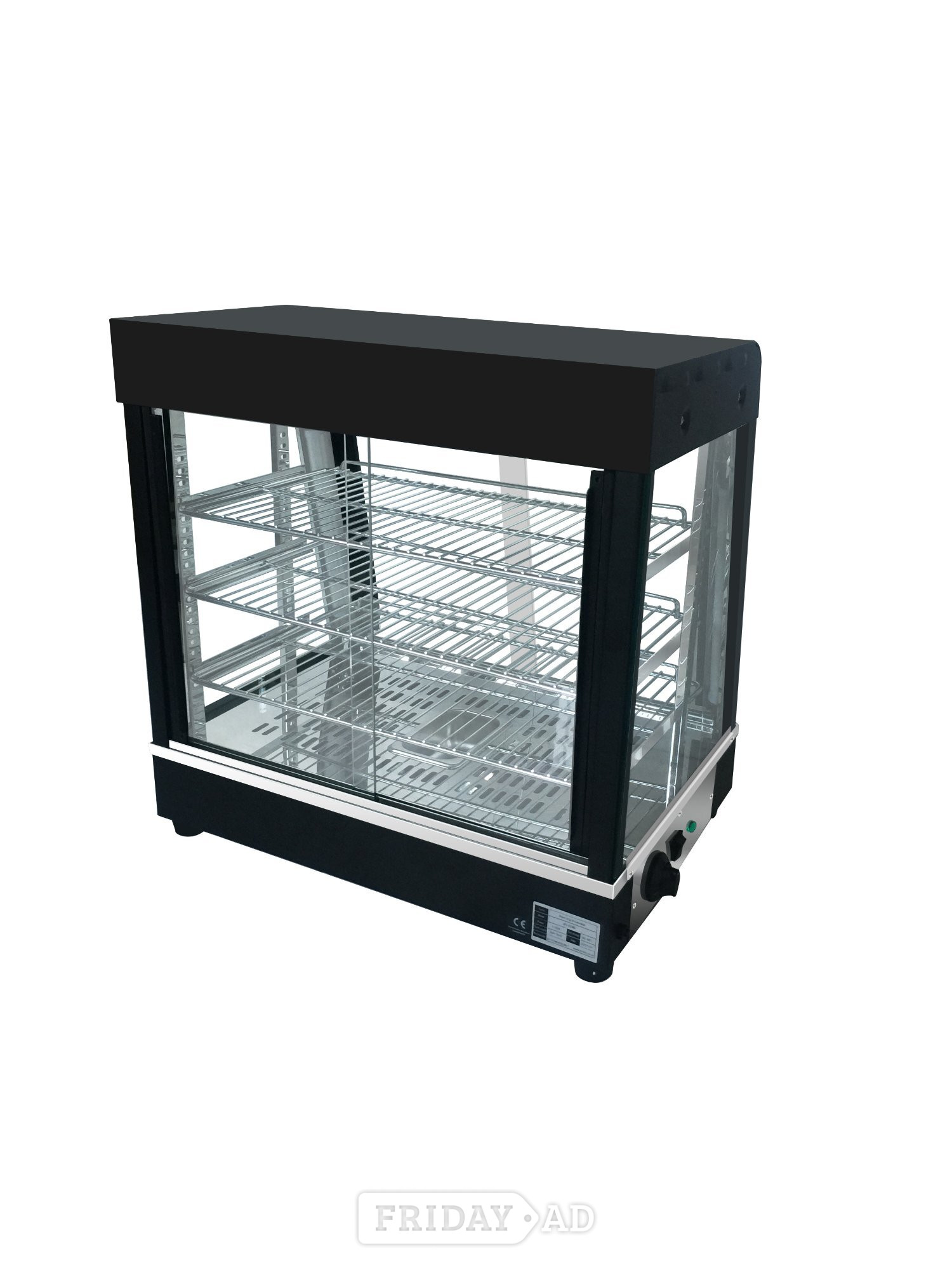 Birmingham Commercial Countertop Heated Food Display Cabinet lamp pie warmer