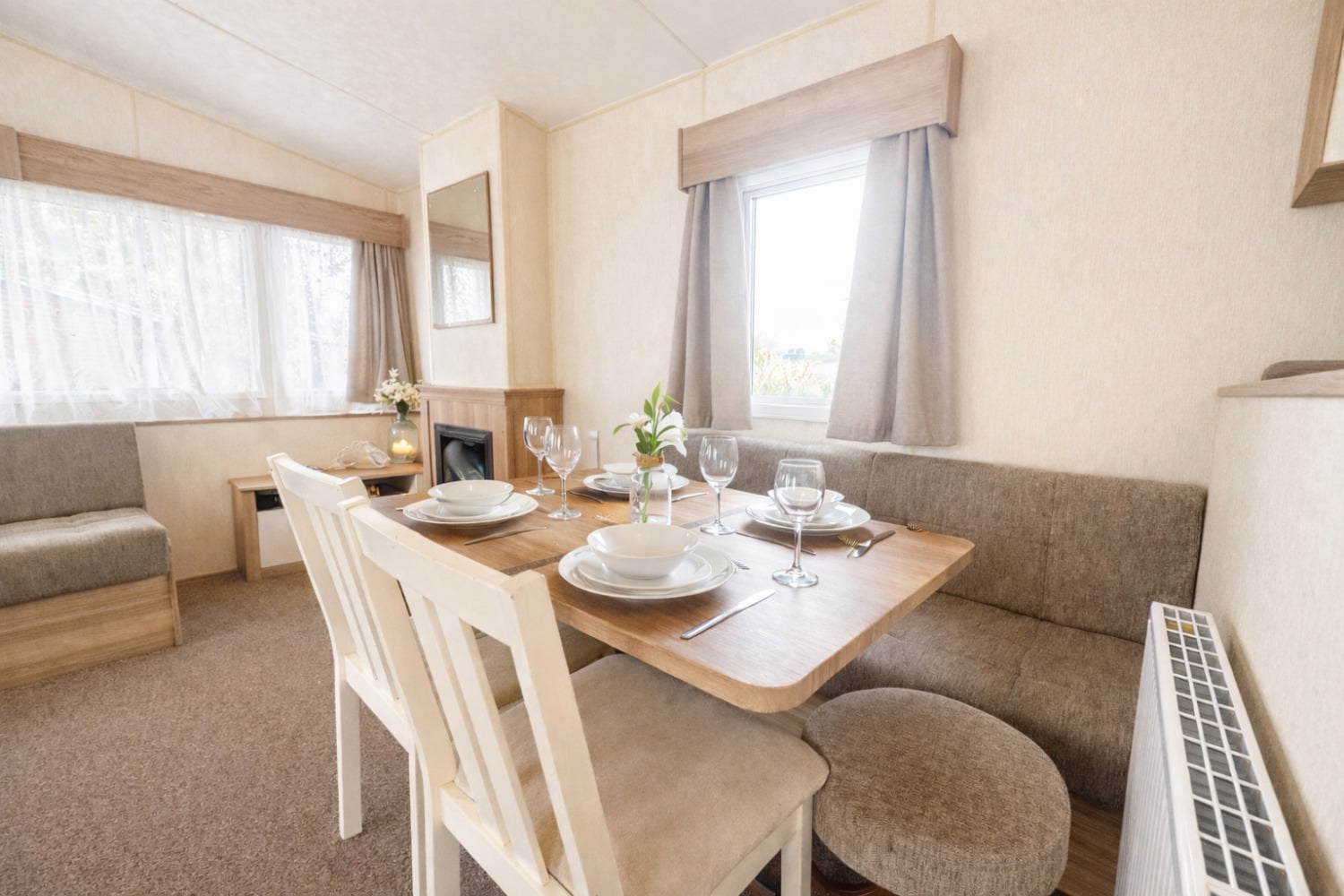 2 Bed Caravan For Sale - No Site Fees To Pay till 2027 - Holiday Homes