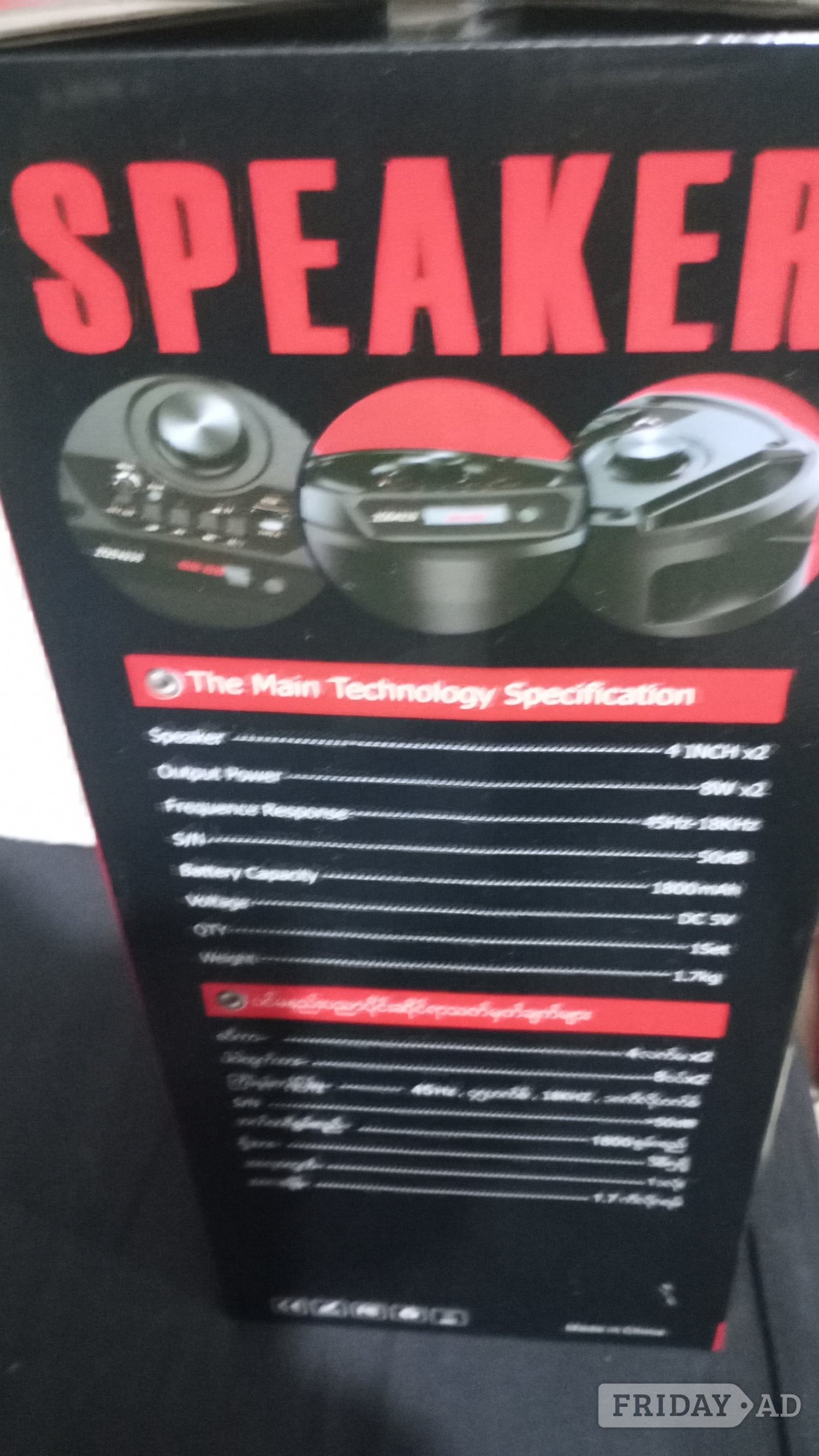 Multimedia Bluetooth Subwoofer Speaker  - Tv, Audio & Cameras in Luton