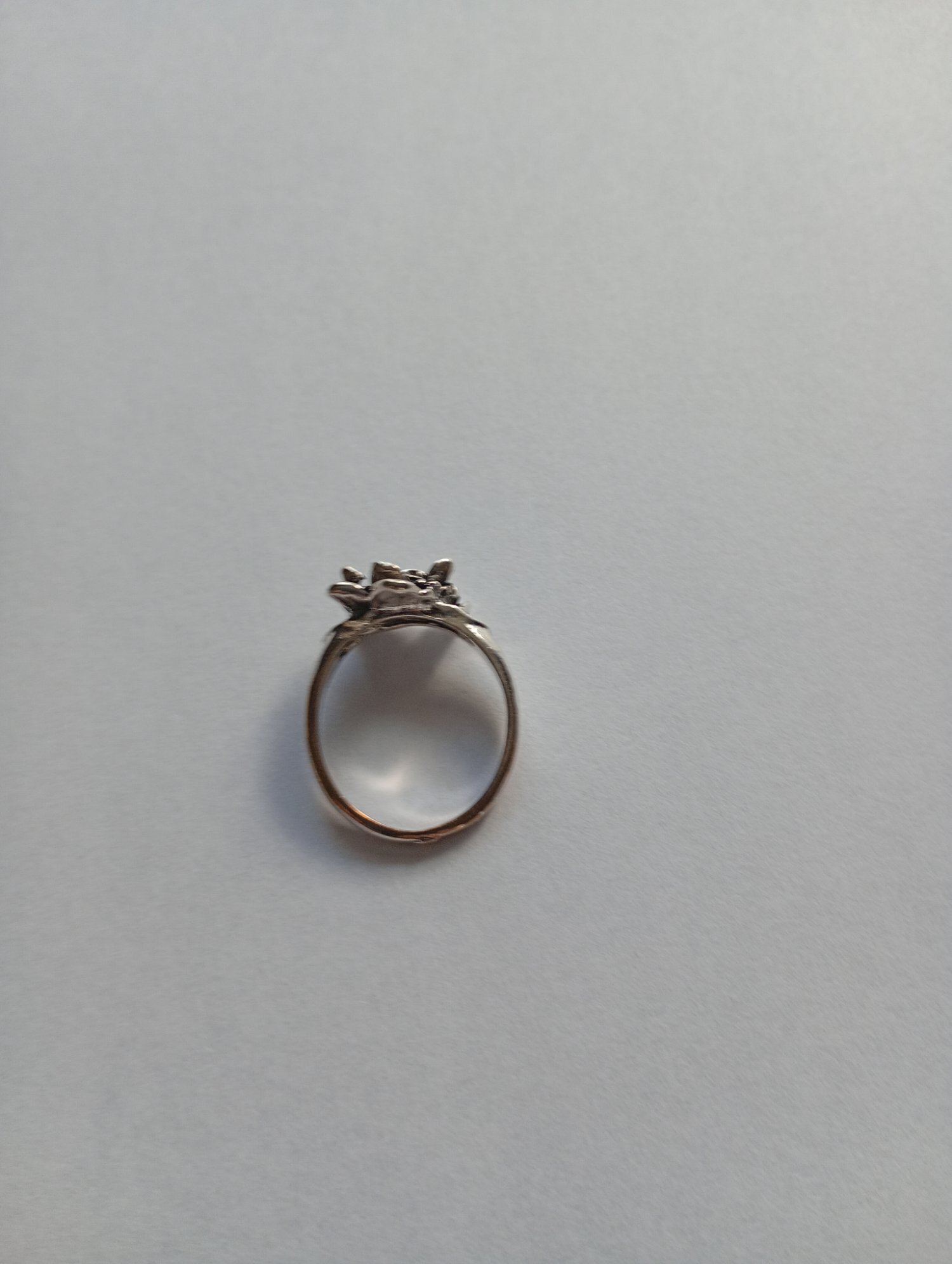 Sterling Silver Rose Ring 