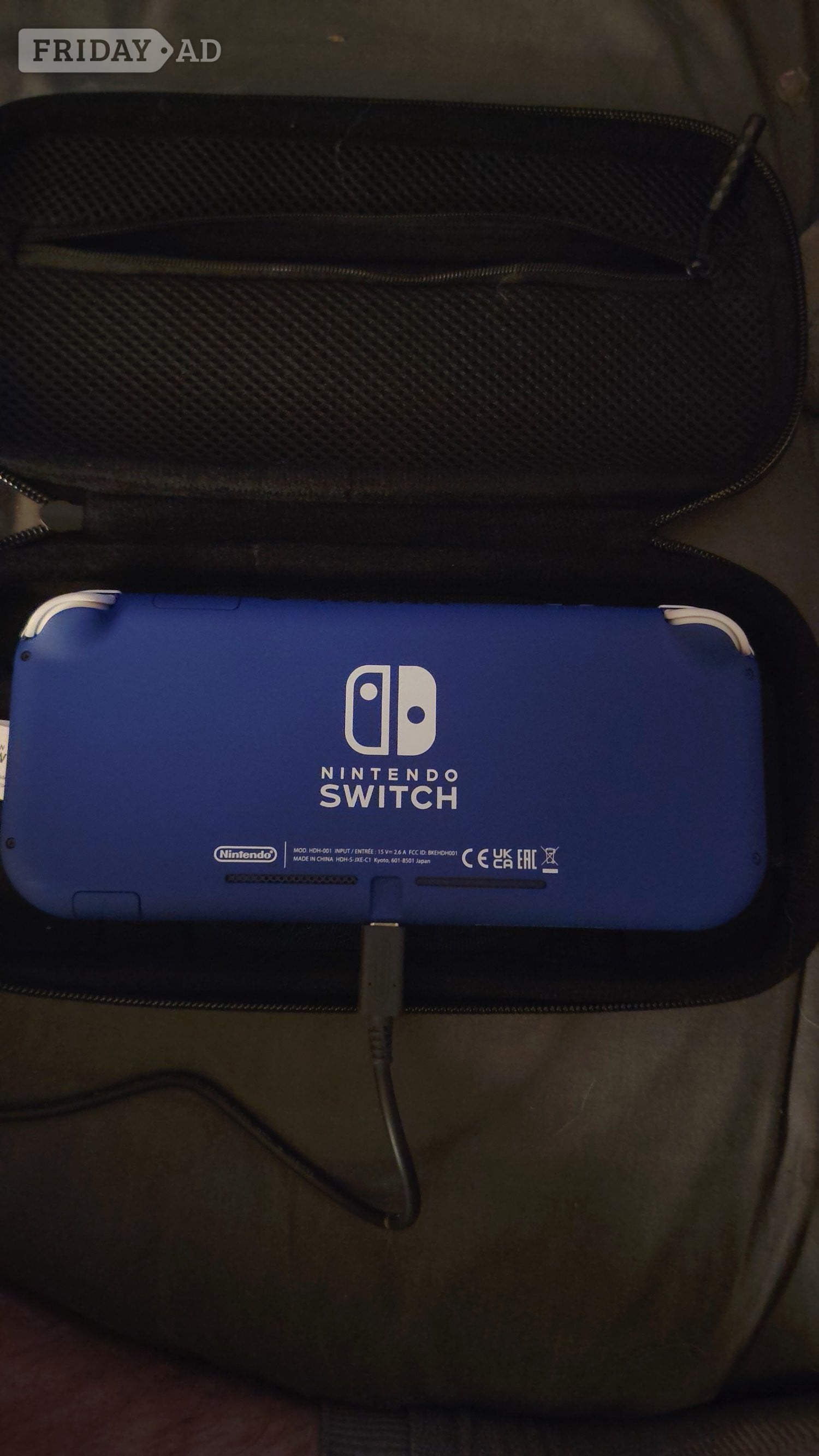 Leicester Nintendo Switch Lite Blue Console with Charger & Case