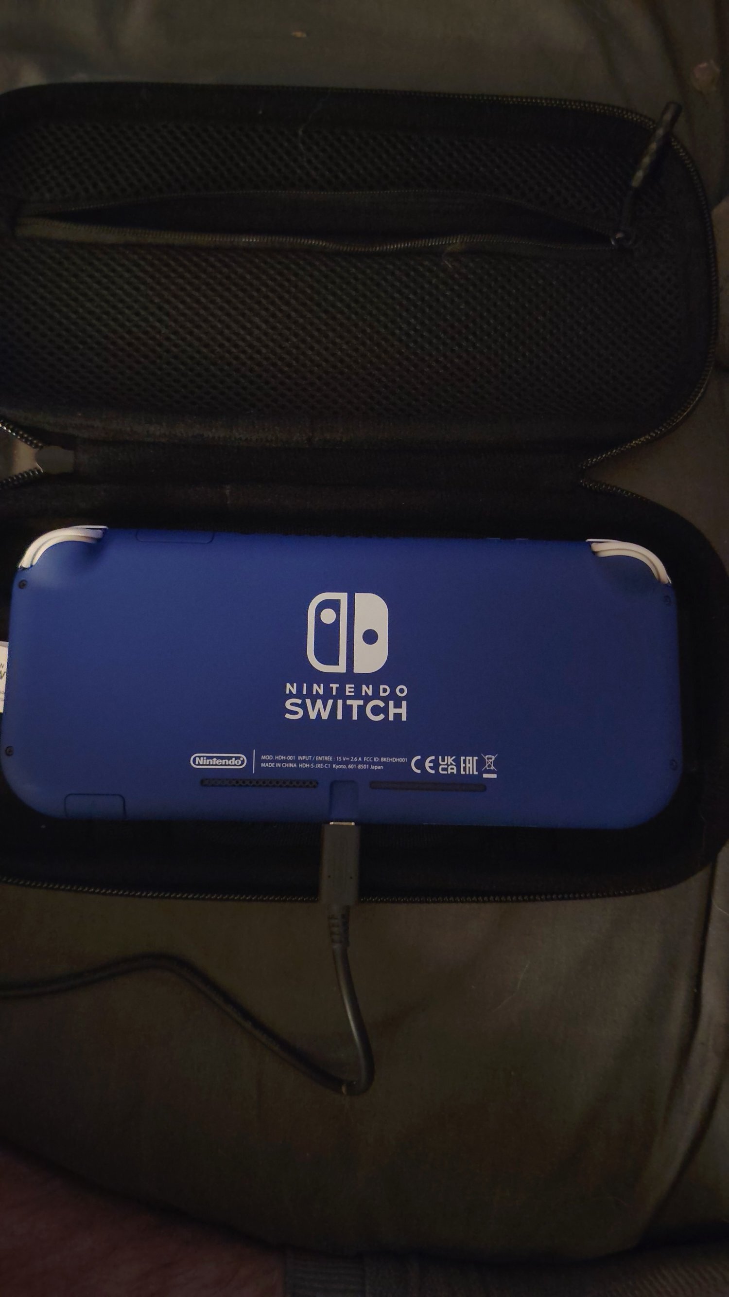 Leicester Nintendo Switch Lite Blue Console with Charger & Case