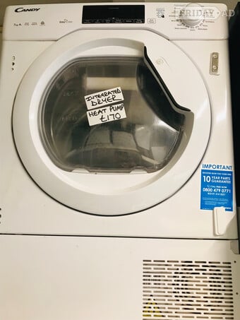 Candy Smart Touch 7KG load integrated heat pump dryer 