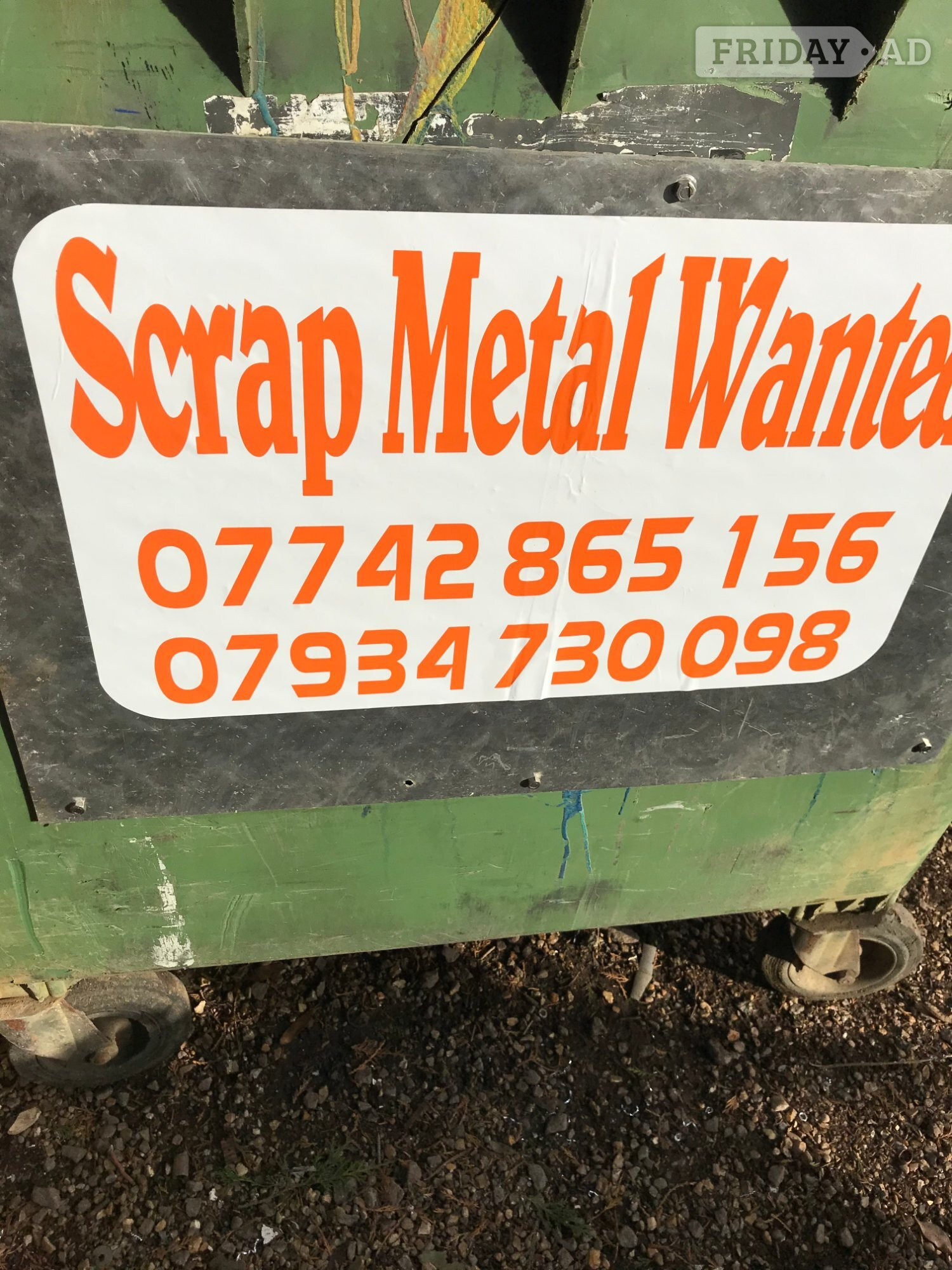 SCRAP WANTED MACHINES FROM OLD COOKER TO FULL YARD BUYING COPPER BRASS CABLE ALL NON FERROUS METAL